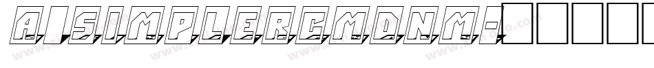 a_SimplerCmDnm字体转换