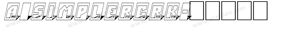 a_SimplerCrk字体转换