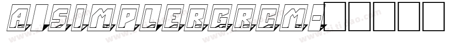 a_SimplerGrCm字体转换
