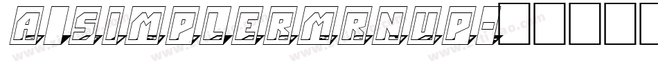 a_SimplerMrnUp字体转换