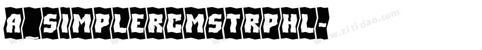 a_SimplerCmStrpHl字体转换