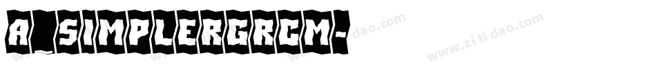 a_SimplerGrCm字体转换