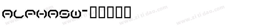 ALPHASW字体转换