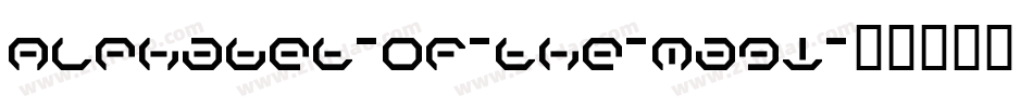 Alphabet-of-the-Magi字体转换