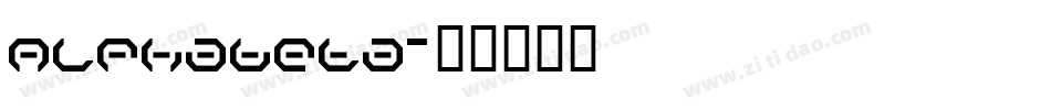 Alphabeta字体转换