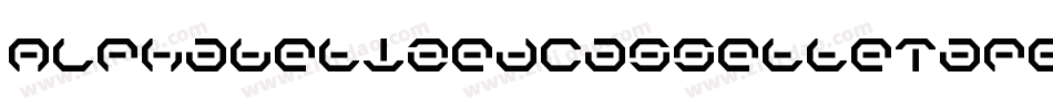 AlphabetizedCassetteTapesThin-7Rw4字体转换