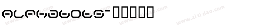 Alphabots字体转换
