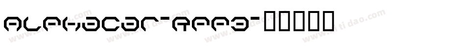 Alphacar-Rpp3字体转换