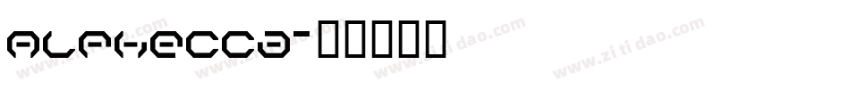 Alphecca字体转换