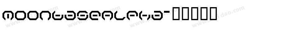 MoonbaseAlpha字体转换