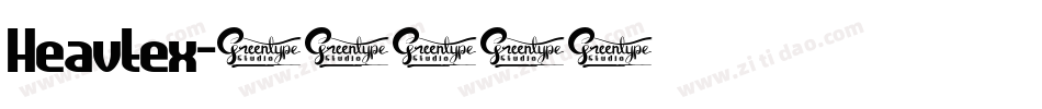 Heavtex字体转换