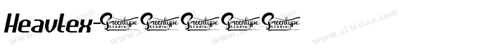 Heavtex字体转换