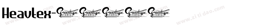 Heavtex字体转换