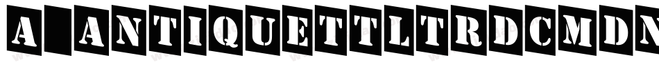 a_AntiqueTtlTrdCmDn字体转换