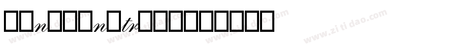 Ranahan_trial字体转换