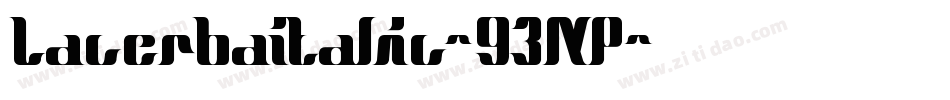 LacerbaItalic-G3KP字体转换