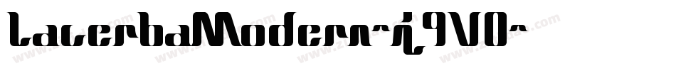 LacerbaModern-j9VO字体转换