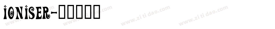 Ioniser字体转换