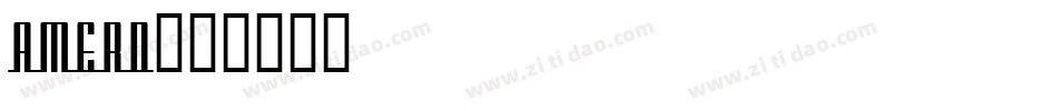AMERD字体转换