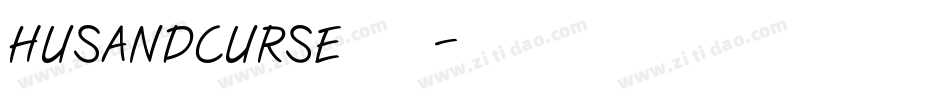 HUSANDCURSE转换器字体转换
