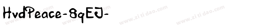 HvdPeace-8qEJ字体转换