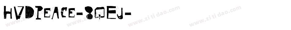 HvdPeace-8qEJ字体转换