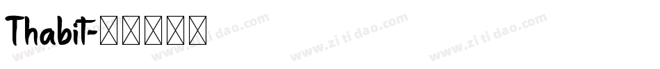 Thabit字体转换