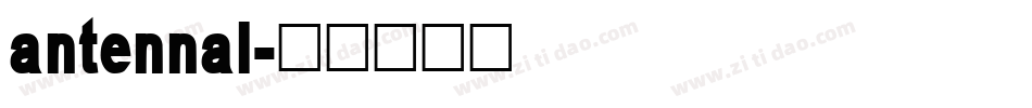 antennal字体转换