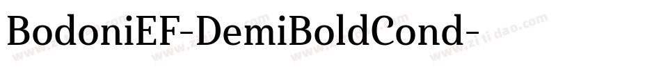 BodoniEF-DemiBoldCond字体转换