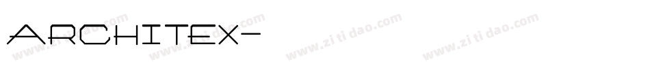 architex字体转换