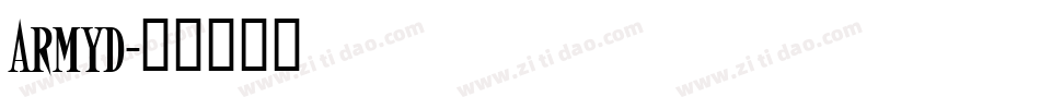 armyd字体转换