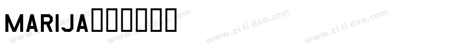 Marija字体转换