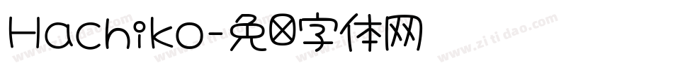 Hachiko字体转换