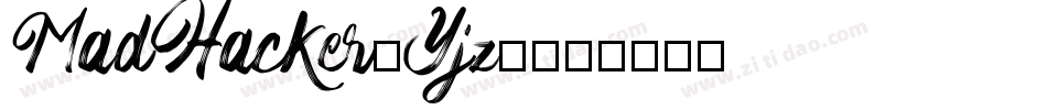 MadHacker-Yjz8字体转换