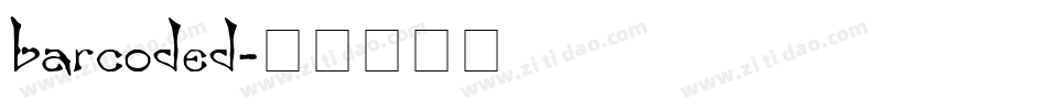 barcoded字体转换