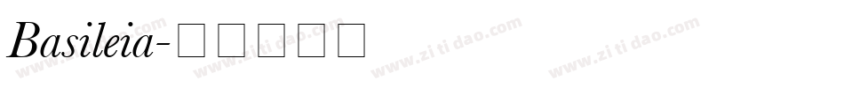 Basileia字体转换