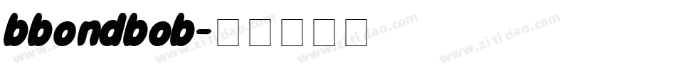 bbondbob字体转换