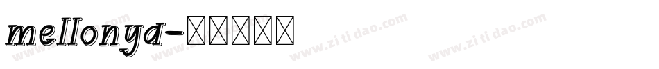 mellonya字体转换