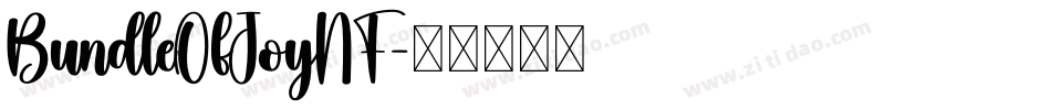 BundleOfJoyNF字体转换