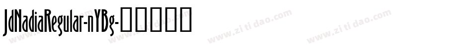 JdNadiaRegular-nYBg字体转换