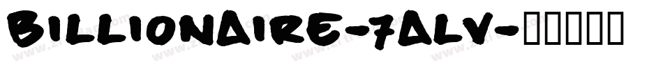 Billionaire-7ALV字体转换