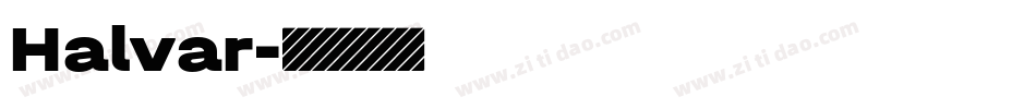 Halvar字体转换