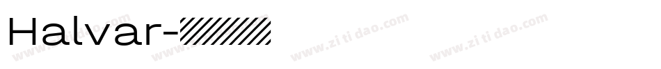Halvar字体转换
