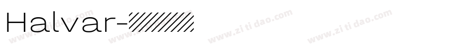 Halvar字体转换
