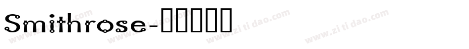 Smithrose字体转换
