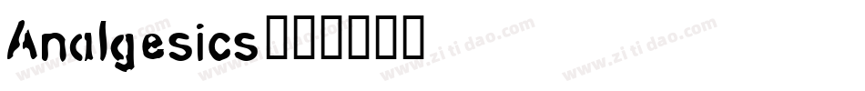 Analgesics字体转换