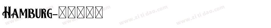 Hamburg字体转换