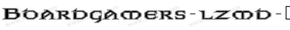 Boardgamers-lzmd字体转换