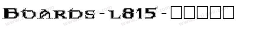 Boards-l815字体转换