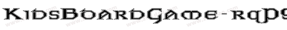 KidsBoardGame-rqP9字体转换